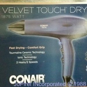 ConAir Velvet Touch 1875w Hair Dryer Blower Tool